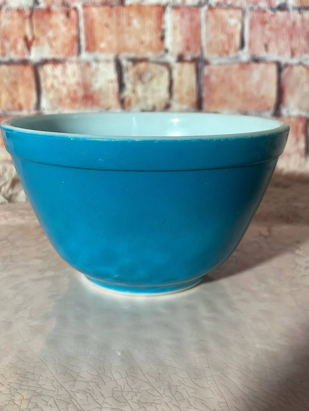 Pyrex Teal Blue Mixing Bowl